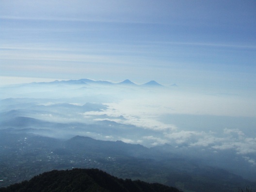 pemandangan diliat dari Gunung Slamet